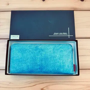 노포 나다야제 장지갑 일본 장인 기술 고품질 네이비