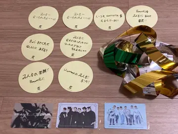 2PM 택연 스티커, 카드, 은색 테이프