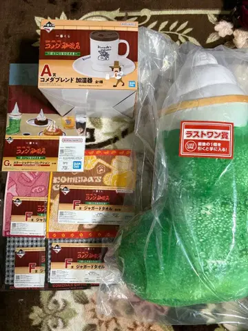 덤 포함 제일복권 코메다 커피점 라스트원상 크림소다 쿠션 A상