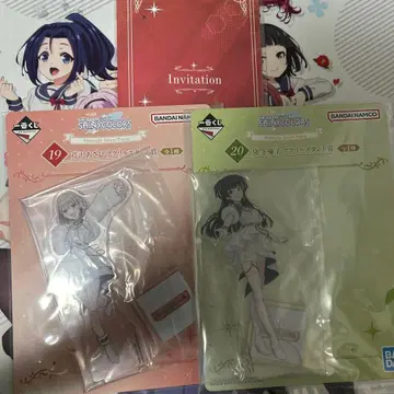 샤니마스 제일복권 아크릴 스탠드 세리자와 아사히 마유즈미 후유코