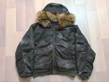 ANTIMID FLIGHT JACKET 퍼 자켓 안티미드 카키