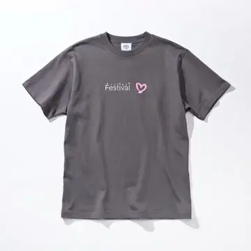 양문학 Festival T셔츠 (차콜 그레이)