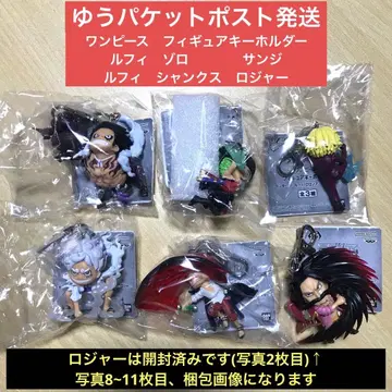 피규어 키링 루피 조로 상디 샹크스 로저 6개 세트