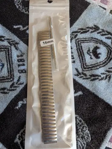 16mm 주름 벨트 수축 밴딩 실버 해밀턴 벤츄라