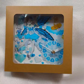 걸즈 앤 판처 시마다 아리스 아크릴 탁상 시계 아크릴 클락 걸판