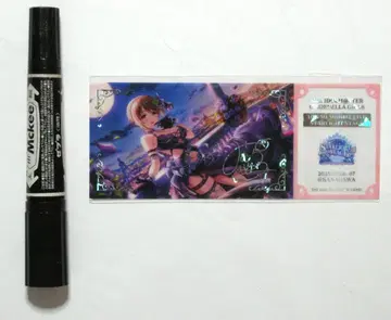 미무라 카나코 홀로그램 클리어 티켓 아이돌 마스터 신데렐라 걸스 10주년