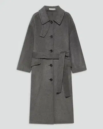 Theory luxe Herena Myla Coat 다크 차콜