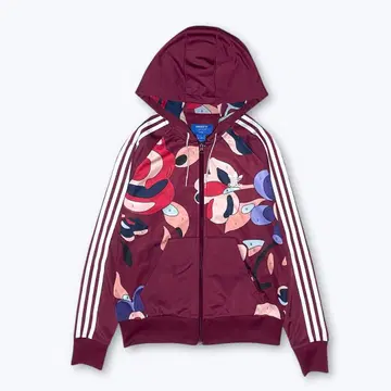 adidas x RITA ORA 콜라보 트랙 탑 저지 후드티