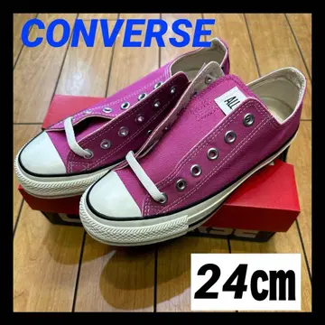 새상품 컨버스 올스타 로우 푸크시아 핑크 한정 컬러 스니커즈