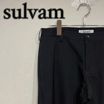 [ 새상품급 ] sulvam 사루밤 밑단 지퍼 디자인 울 슬랙스 팬츠