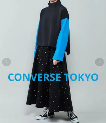 CONVERSE TOKYO 컬러 패턴 니트