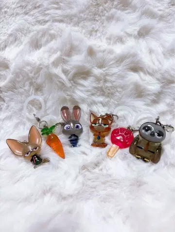 주토피아 메지루시 액세서리 전 6종 컴플리트