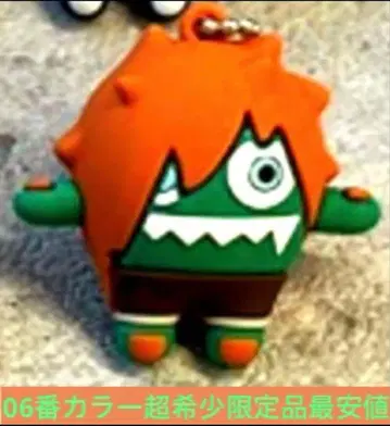 스트리트 파이터 6 블랑카짱 러버 마스코트 키링 06번