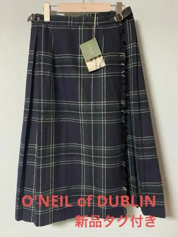 O'NEIL of DUBLIN 체크 무늬 플리츠 스커트 사이즈 10