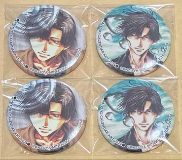 최유기 달력 아트전 저팔계 캔뱃지 4점 세트