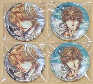 최유기 달력 아트전 현장 삼장 캔뱃지 4점 세트