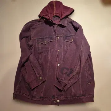 레어품 올드 C.P.Company 데님 자켓 후드 부착