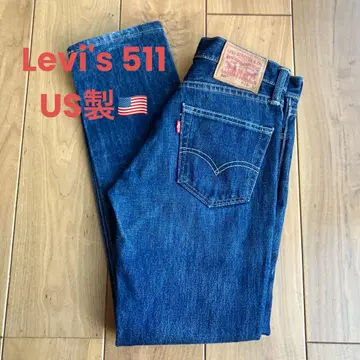 새상품급 Levi's511 USA제 white oak 다크 네이비 W28