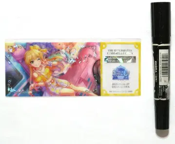 죠가사키 리카 홀로그램 클리어 티켓 아이돌 마스터 신데렐라 걸스 10주년