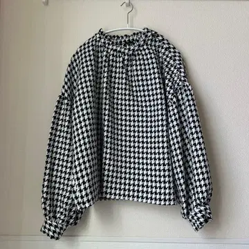 sister jane 하운드투스 패턴 블라우스 BEAMS