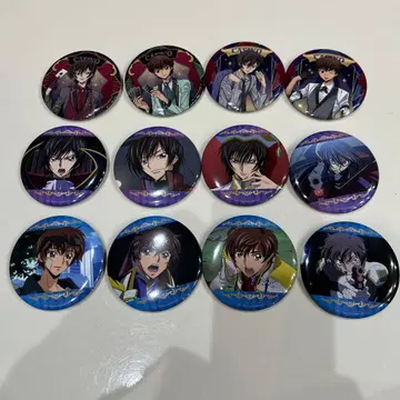 코드기어스 반역의 를르슈 캔뱃지 세트 전 12종 컴플리트