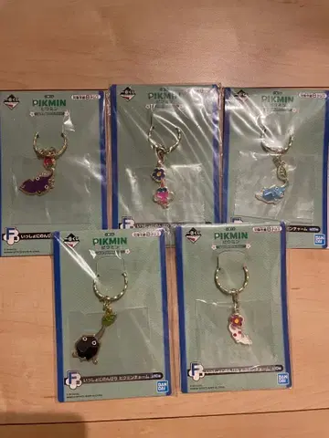 피크민 키링 5개 세트