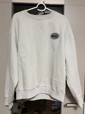 택 포함 Roxy 라이트 그레이 크루넥 트레이닝복 맨투맨