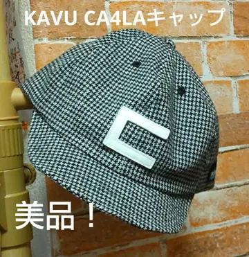 KAVU CA4LA 체크 무늬 캡