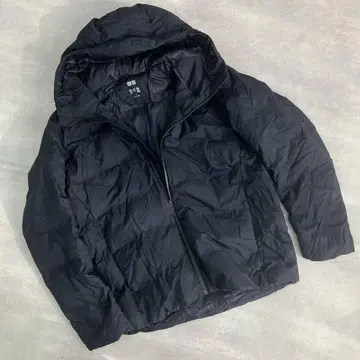 새상품급 유니클로 심리스다운 남성용 XL 블랙 빅사이즈 방풍 발수