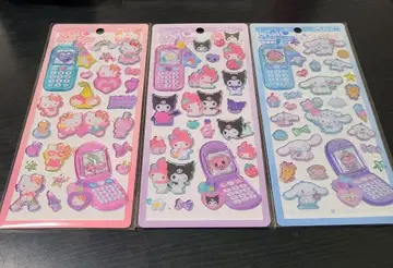 헤이세이 해피폰 산리오 씰 마이멜로디 쿠로미 시나몬 키티