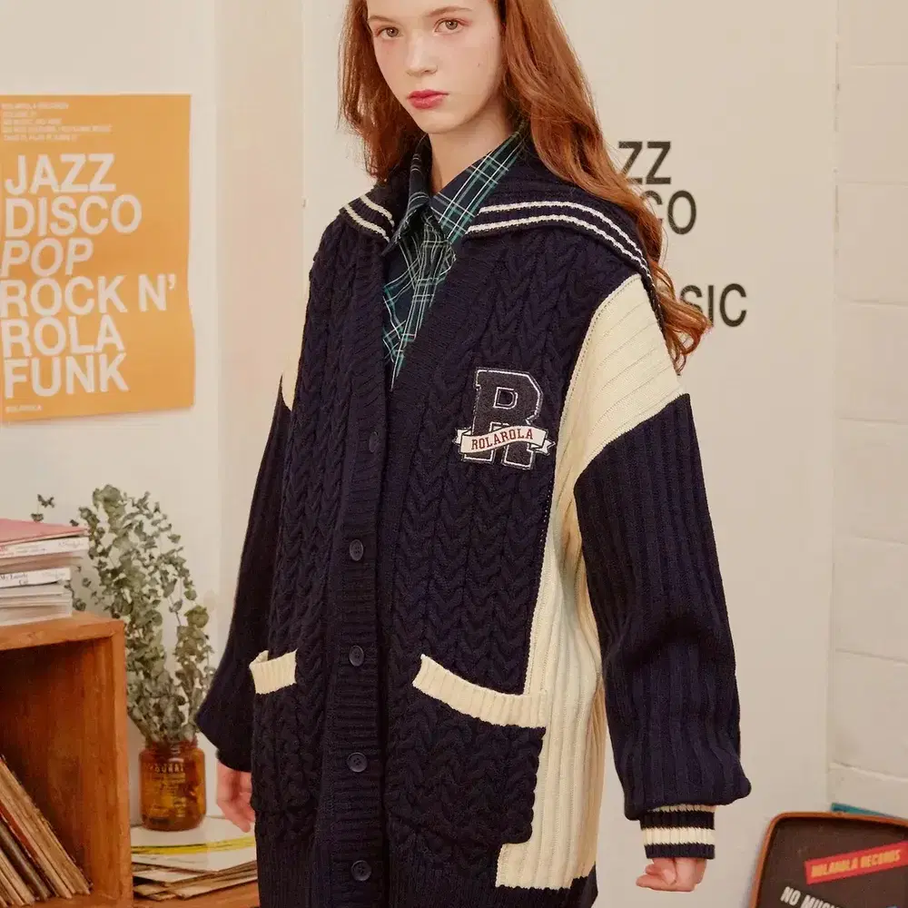 ロラロラ ONE OFF SHOULDER STRIPE CARDIGAN Designer fashion, Seoul-fully created | W Concept