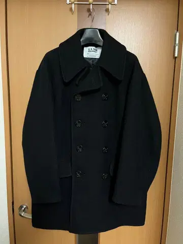 Schott 피코트 미국제 나노 유니버스 별주품 블랙 샷