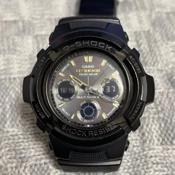 CASIO G-SHOCK AWG-100BC 전파 시계 솔라 구동 손목시계
