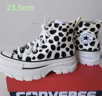 새상품 CONVERSE 컨버스 달마시안 통굽 23.5