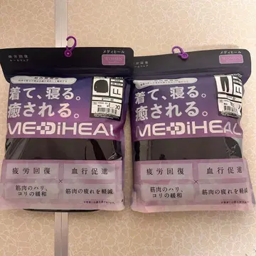 메디힐 리커버리 룸웨어 여성용 블랙 LL 긴팔 롱 팬츠