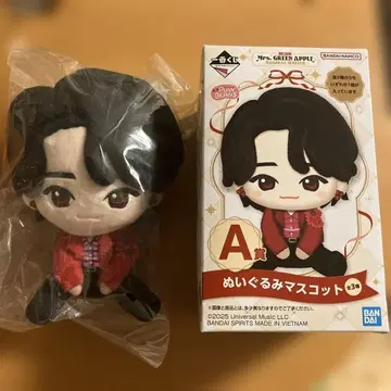 Mrs. GREEN APPLE 봉제 인형 마스코트 A상 오오모리 모토키