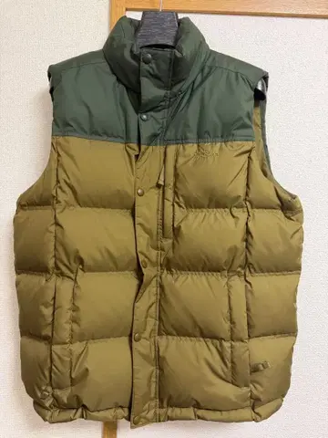 LLBean 올리브 그린 다운 베스트