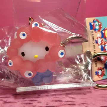 만박 EXPO 산리오 미야쿠미야쿠 키링 클리어 키티