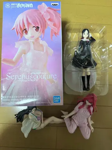 피규어 4체 세트 마도카 마기카 시노미야 카구야 나카노 이츠키 로빈