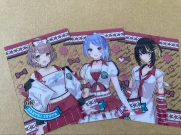 샤니마스 x TSUTAYA 클리어 카드 코메틱 루카 꽃 하루키