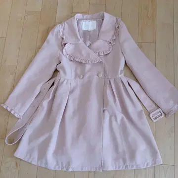 LIZ LISA 프릴 코트 핑크