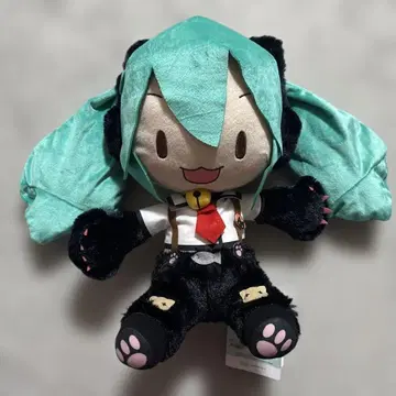 하츠네 미쿠 후와푸치 LL 봉제 인형 냥코