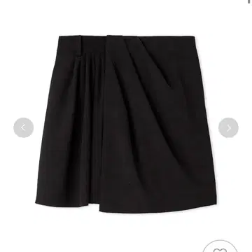 [택 포함 새상품] 드레이프 미니 랩스커트 FRAY I.D 프레이 아이디