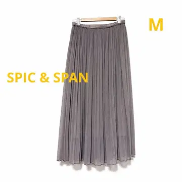 새상품급 SPIC & SPAN 스픽 앤 스팬 쉬폰 플리츠 스커트 M