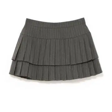 Bubbles 플리츠 티어드 치마바지 스트라이프