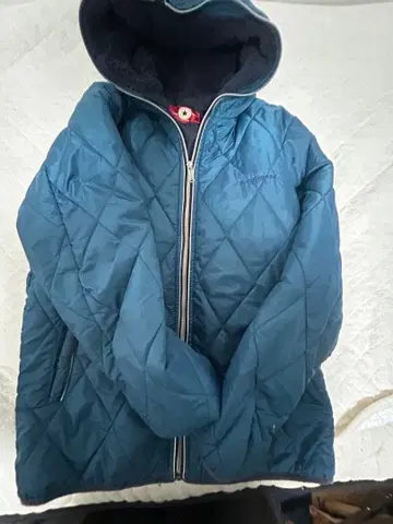 Converse 네이비 퀼팅 자켓 L