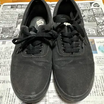 VANS 블랙 스니커즈