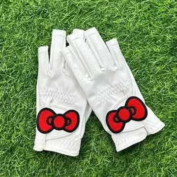 헬로키티 리본 골프 그로브 양손용 네일 대응 2타입 18~22