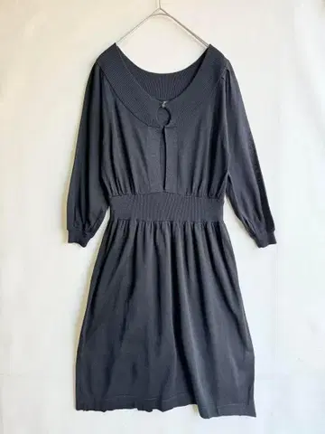 에리오폴 여성용 원피스 블랙 36 실크 린넨