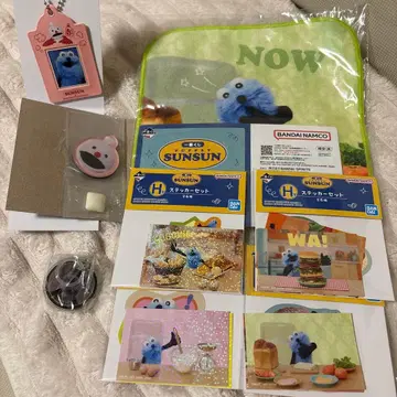 SUNSUN 제일복권 가챠가챠 미니 사진 키링 캐릭터 마그넷